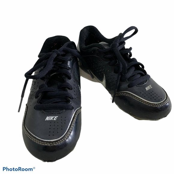 Nike Other - Nike Child sz 10C Black Baseball Cleats